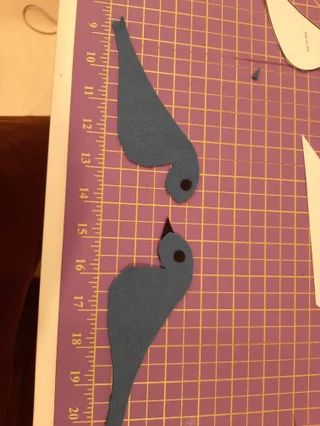 Picture 3 - sew the eyes